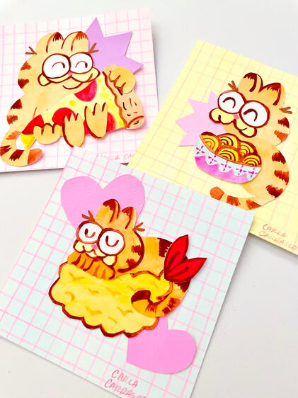 Garfield Mixed Media